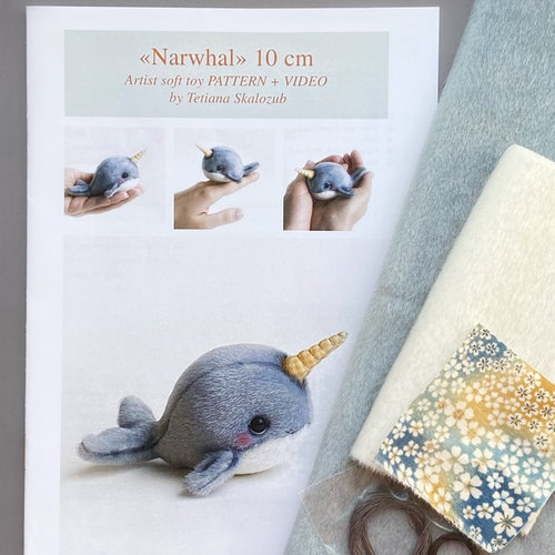 Dragon Sewing KIT Artist Pattern Stuffed Toy Tutorials Etsy