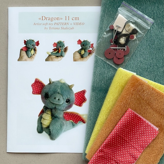 Dragon Mobile Sewing KIT DIY Craft Kit Dragon Mobile -  in