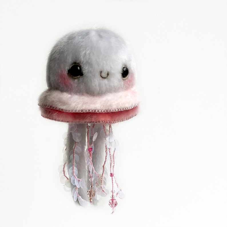 Jellyfish PDF Sewing Pattern Video Tutorial DIY Stuffed Toy Etsy