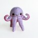 Octopus PDF Sewing Pattern Video Tutorial DIY Stuffed Toy Pattern Kids ...