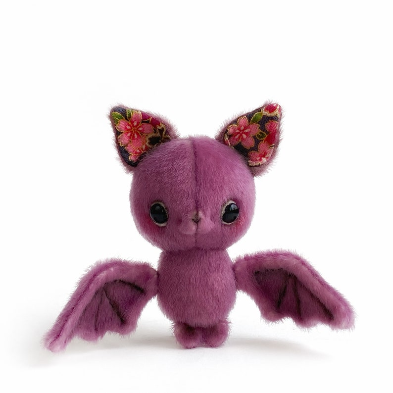 Bat PDF sewing pattern Video tutorial DIY stuffed toy pattern Etsy