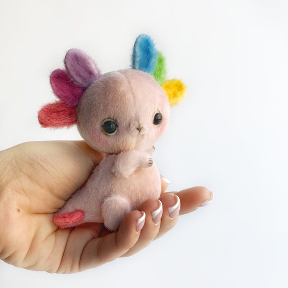 DIY axolotl plush pattern tutorial salamander axolotl toy mexican salamander stuffed animal