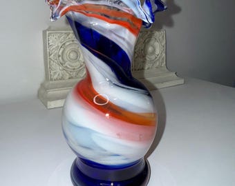 Vintage Rare Spirit of &#39;76 Bicentennial 1776-1976 Glass Vase
