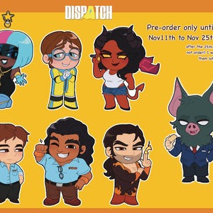 Preorder DISPATCH Z-Team keychains ((PRE-ORDER November 11th – November 25th only)) make sure to take off protective film when it arrives!
