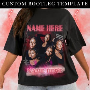 Personalize Bootleg Png, Custom Your Own bootleg design Png, Bootleg Rap Tee Png, Custom Bootleg Shirt Png, Customize Text Bootleg Idea