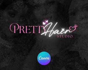 Customizable Hair Logo Designs for Beauty Salons, Nail Techs, and Hairstylists - Elevate Your Brand Today!