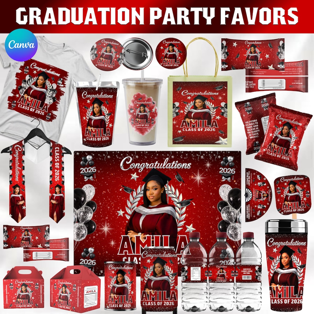 Graduation Party Favor Bundle, Class of 2026 Treat Bundle, Graduation ...