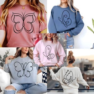 Papillon SVG, fichiers SVG Bundle papillon, papillon SVG en couches, fichiers papillon pour Cricut, clipart papillon, papillons Svg, Silhouette