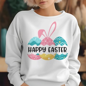 Happy Easter SVG, Bunny Egg Svg, Easter SVG, Spring Svg, Easter Bunny Svg, Easter Shirt Svg, Files For Cricut, Sublimation Designs Downloads