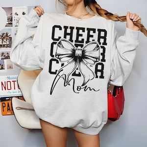 Cheer Mom Svg, Cheerleader Mama Svg Png, Cheerleading Svg Cut, Cricut or Sublimation T-Shirt, Mug Digital File Instant Download Coquette