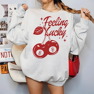 Gefühl glücklich Kirschen 8 SVG Png Clipart, Gefühl glücklich T-shirt Designs, Sublimation Designs, sofortiger digitaler Download, trendige svg, Beliebt