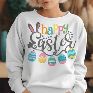 Happy Easter SVG, Bunny Egg Svg, Easter SVG, Spring Svg, Easter Bunny Svg, Easter Shirt Svg, Files For Cricut, Sublimation Designs Downloads