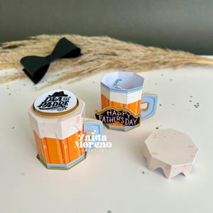 Mini beer case for dad / dad / happy father's day / happy fathers day digital cutting files in studio and svg format