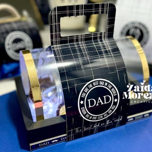 Tray for Dad / Father's Day Corporate Gift / Happy Father's Day / Includes 2 versions / Editable / Studio, SVG, PNG, and PDF formats