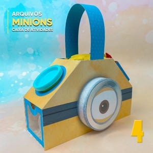Minions Activity Box - Digitale Datei zum Schneiden