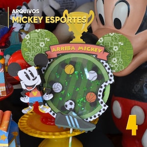 Tort Mickey Sports Caketopper - Plik cyfrowy do wycięcia