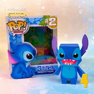Funko Pop Stitch - Digitaal bestand om te snijden