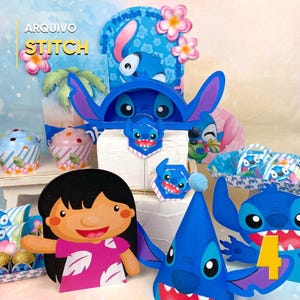 Lilo en Stitch Feestpakket - Digitaal bestand om te knippen