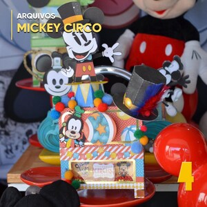 Mickey's Circus Box - Digitale Datei zum Schneiden
