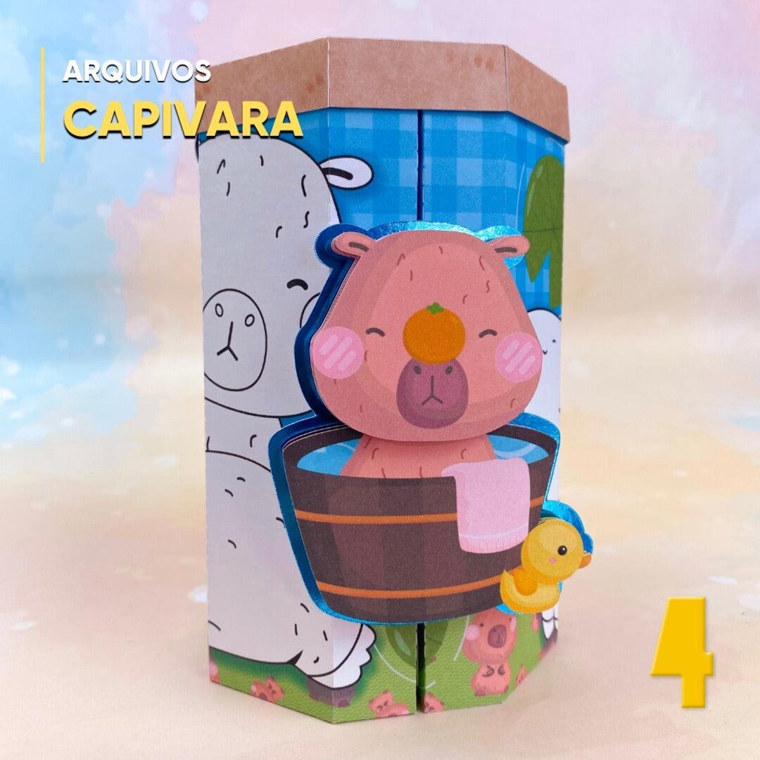 Capybara Activity Box – Digital File for Cutting - Etsy
