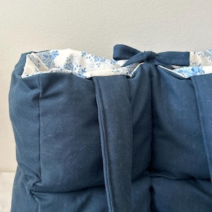 fourre-tout soufflé fait main | Très grand sac nuage week-end | porté épaule de tous les jours avec noeud | Tout emporter | Fabriqué au Canada | Sac de sport | Sac de travail |