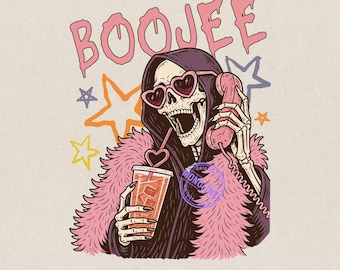 Coquette Skeleton PNG, Pink Halloween Graphic, Girly Spooky Season Shirt Design, Trendy Boojee Skeleton Digital Download