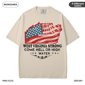 West Virginia Strong PNG, a qualunque costo. Bandiera americana e mappa WV Design, wv strong PNG, Appalachia strong png
