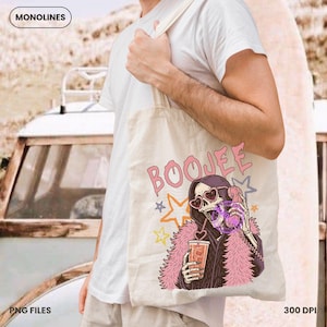 Boojee skeleton PNG with pink accessories, heart glasses and trendy spooky season fashion inspired artwork