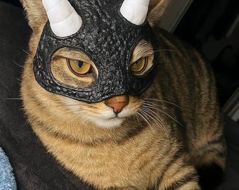 猫用ドラゴンマスク、面白いコスチューム - Etsy 日本