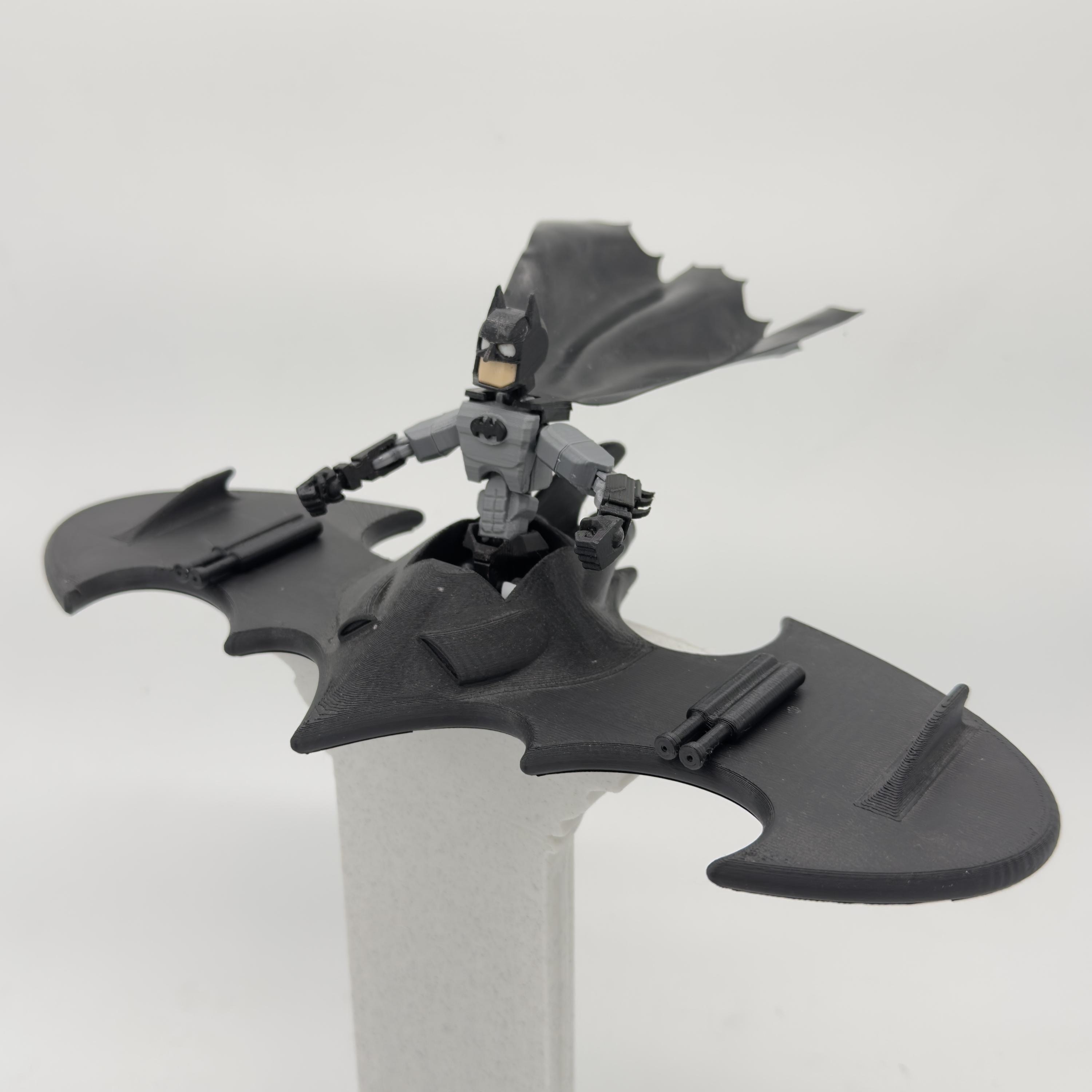 Batman Action Figure With Batwing 3D Print File, Dummy 13, T13 - Etsy