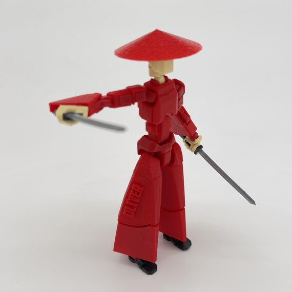 Samurai Action Figure 3D Print File, Dummy 13, T13 - Etsy