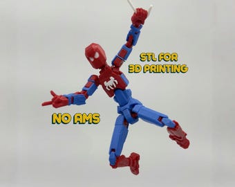 Spider-man Action Figure 3D Print File, Dummy 13, T13 - Etsy