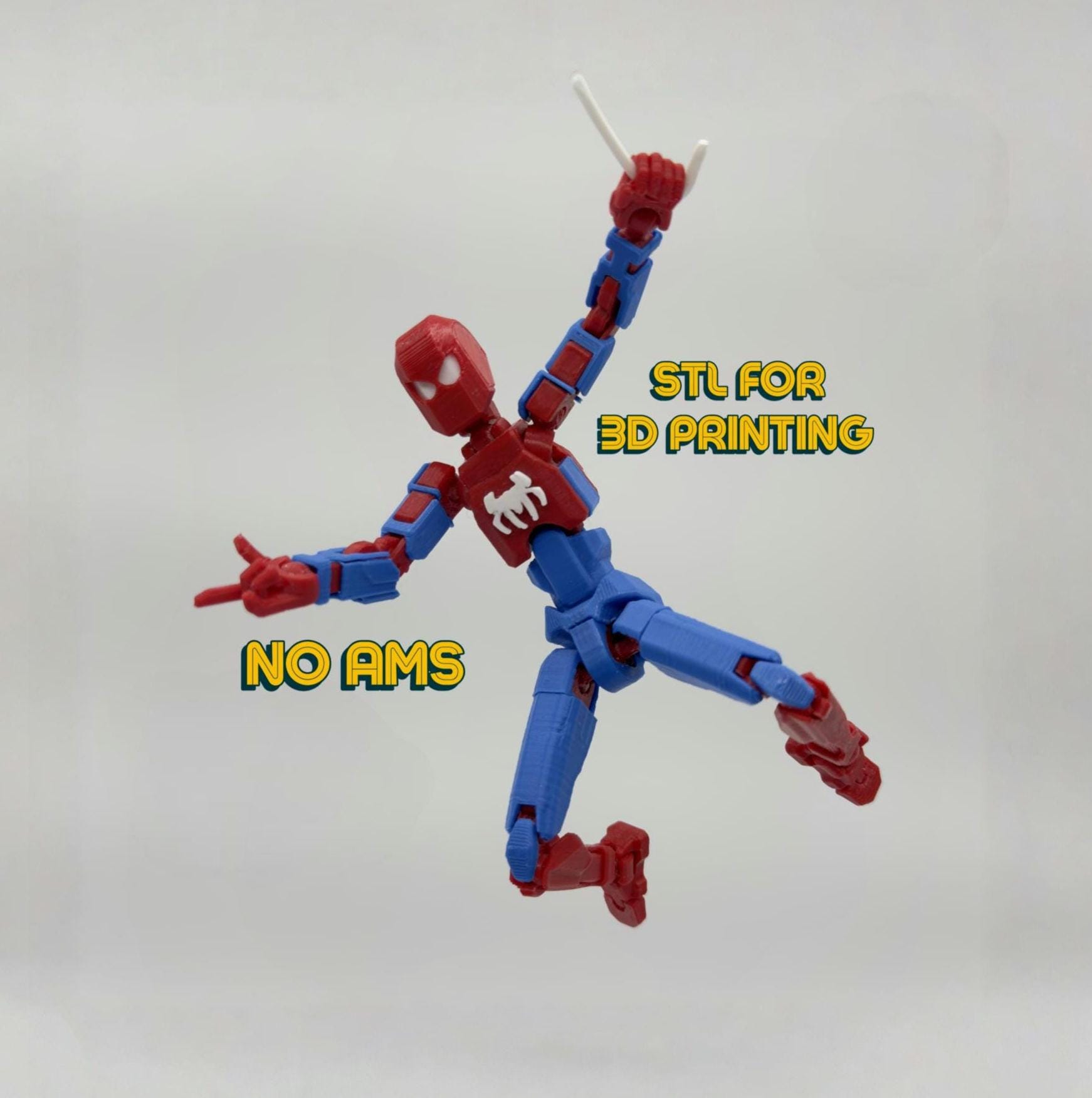Spider-man Action Figure 3D Print File, Dummy 13, T13 - Etsy Finland