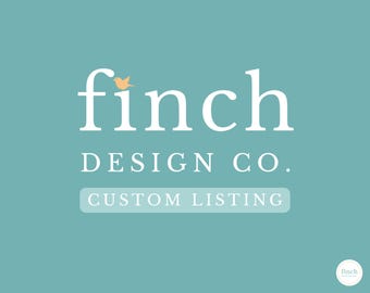 Custom Template Design  - Personalized Digital Files (Digital Download)