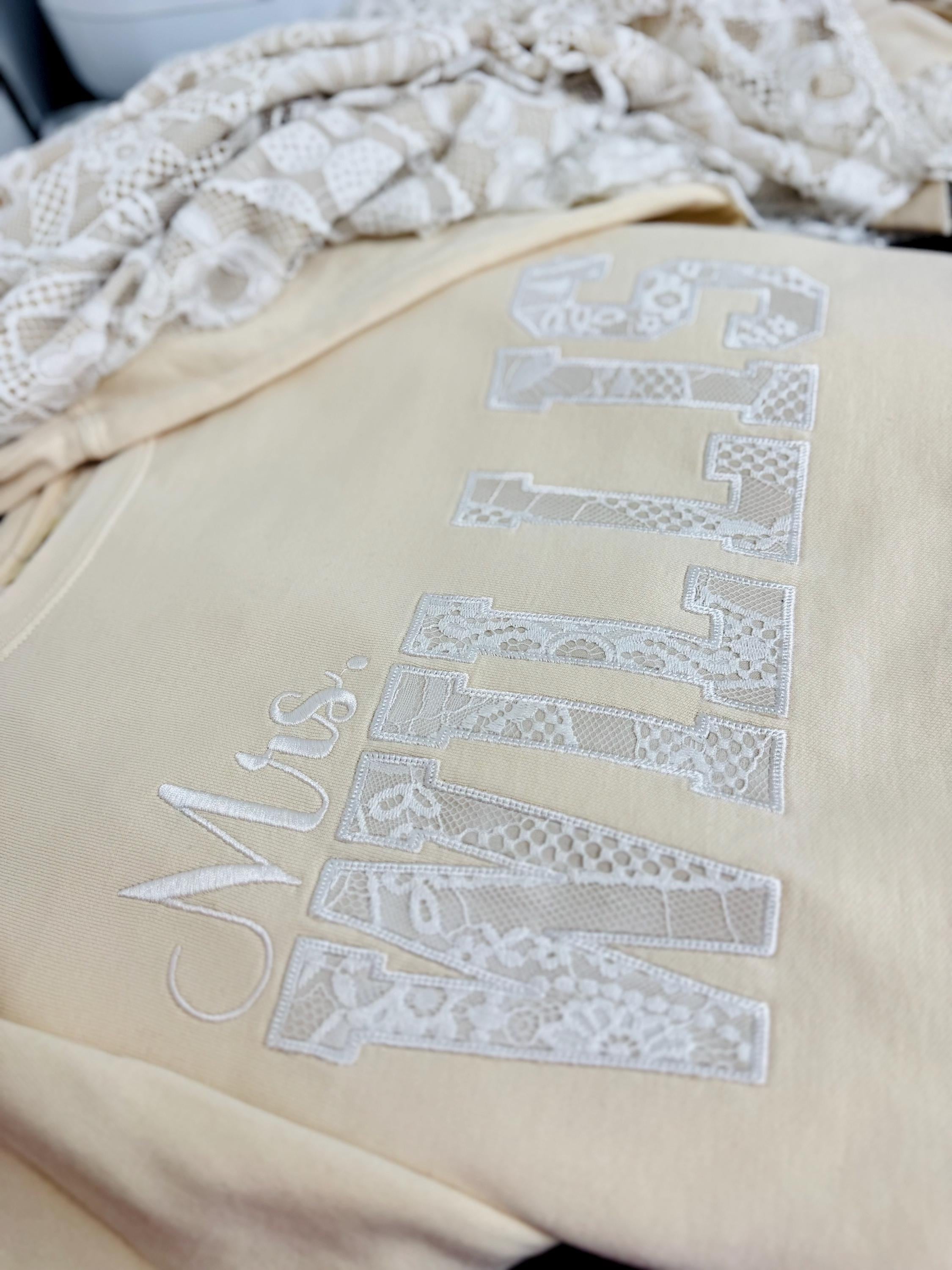 Heirloom Wedding Dress Crewneck