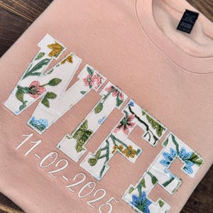 Wedding dress keep sake sweatshirt Bild 6