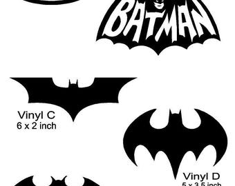 Batman vinyl sticker, car window decal, Bumpber, Gotham, DC comics Batgirl