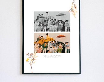 seventeen digital wall print, poster - aesthetic kpop decor