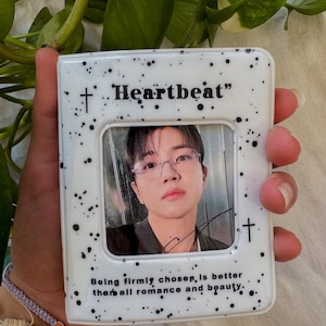 Raccoglitore per foto Kpop – Album fotografico estetico K-Pop, portafoto per carte K-Idol, libro da collezione K-Pop, grazioso organizer per PC kawaii