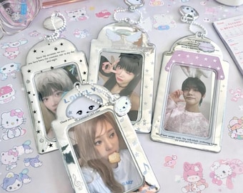Kpop Photocard Holder Keychain | Acrylic Idol Photo Frame, Fan Accessory