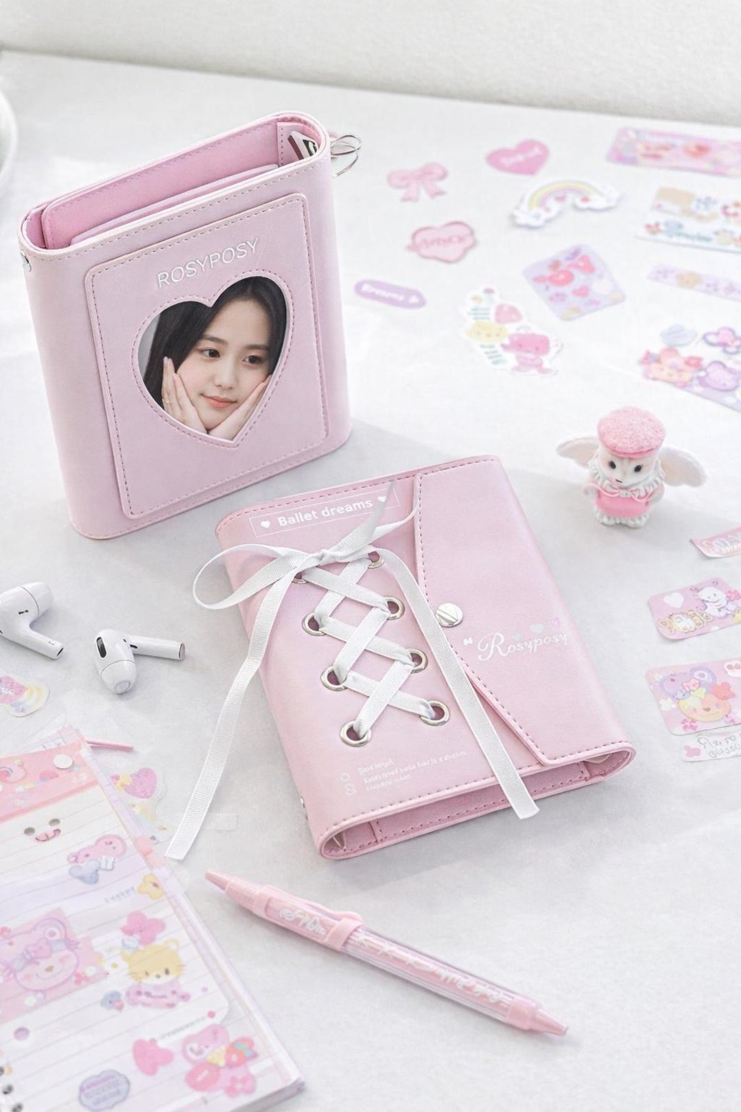 Kawaii Pink M5 Journal Binder – Balletcore Photo Diary for Kpop Fans - Etsy