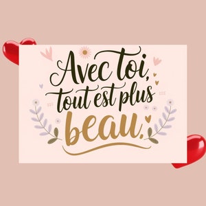 Contigo Todo es Más Bello - Tarjeta Digital Romántica