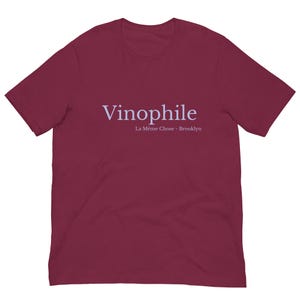 Vinophile Unisex t-shirt