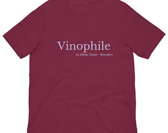 Vinophile Unisex t-shirt