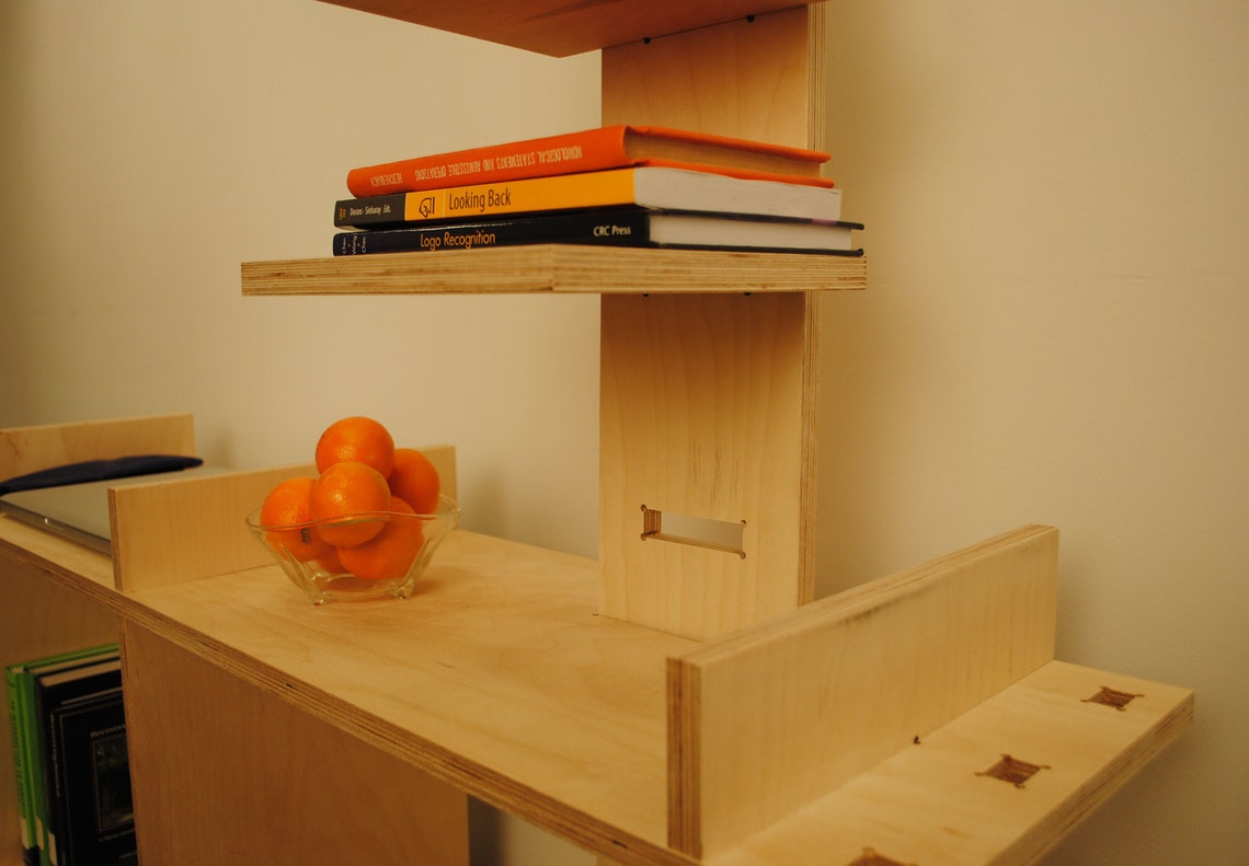 Adjustable Tab & Slot Shelf Birch Veneer Plywood Etsy