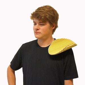 The Original Chip on your Shoulder - Funny Pun Adult Halloween Costume Women's Men's unique creative Haloween Costume Easy, fits all sizes