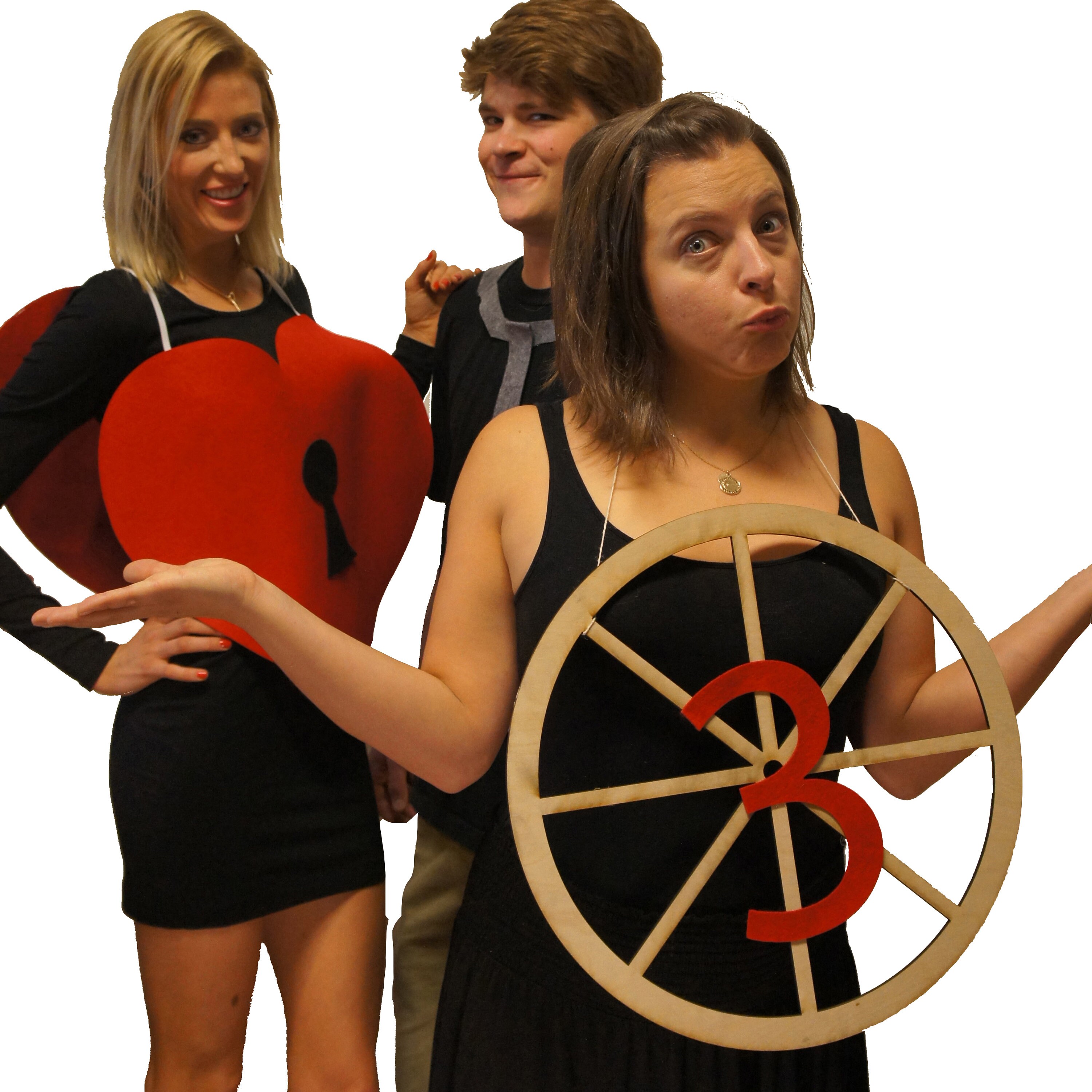 3rd Wheel Halloween Costume Adult Humorous Pun Play on Words