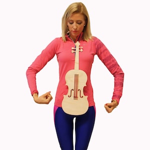 Fit As A Fiddle Funny Pun Halloween Costume perfect as Women's or Men's unique creative Halloween Costume show off your muscles & hot body image 1