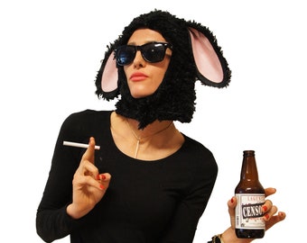 The Original Black Sheep- Funny Pun Adult Halloween Costume perfect as Women's Men's unique creative Halloween Costume Easy & fits all sizes