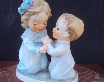 Vintage Der Weg Zu Beten W Goebel West Germany Kniende Betende Kinderfigur Byj46 1963 Großes Muttertagsgeschenk